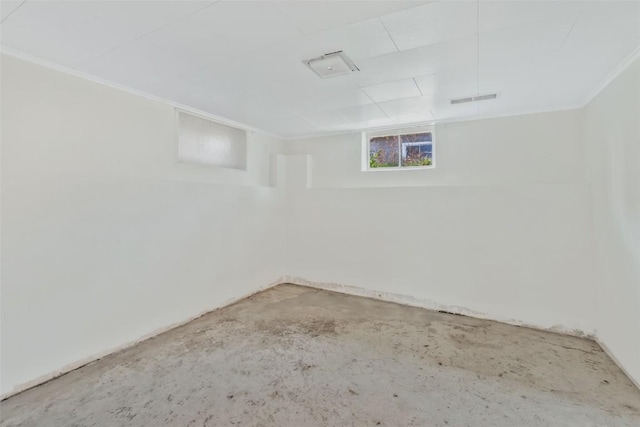 401 Moffat Ave, Oak Creek, CO 80467 - below grade area with ornamental molding