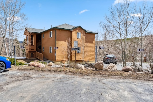 view of side of home