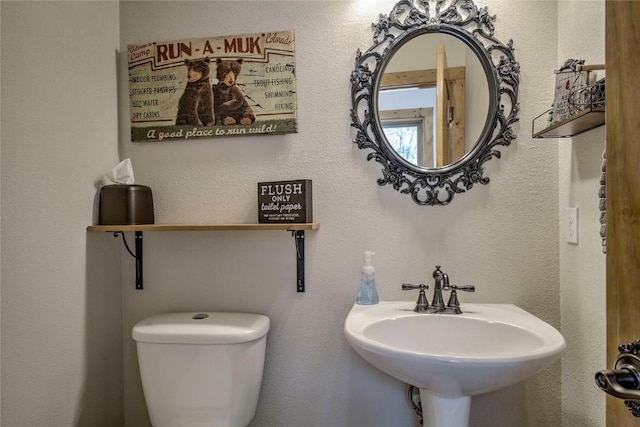 3222 Middle Fork Vis, Fairplay, CO 80440 - half bath with toilet and a sink