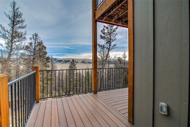 3222 Middle Fork Vis, Fairplay, CO 80440 - view of wooden deck