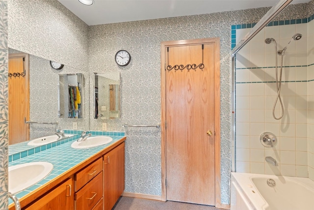 284 Lakeshore Loop, Blue River, CO 80424 - full bathroom with tub / shower combination and double vanity