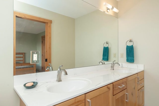 12000 Ute Pass Rd, Parshall, CO 80468 - bathroom featuring double vanity
