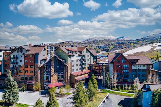 2250 Apres Ski Way Unit R105, Steamboat Springs, CO 80487 - bird's eye view with a mountain view