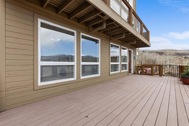 30311 County Road 16 Unit 105, Oak Creek, CO 80467 - view of wooden terrace