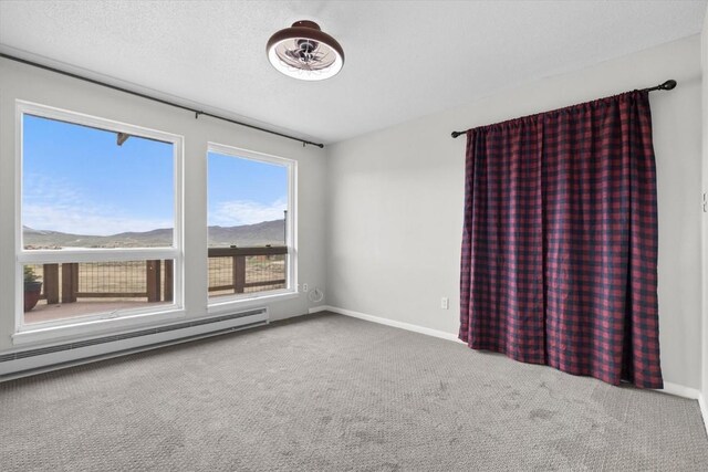 30311 County Road 16 Unit 105, Oak Creek, CO 80467 - carpeted empty room featuring a baseboard radiator and baseboards