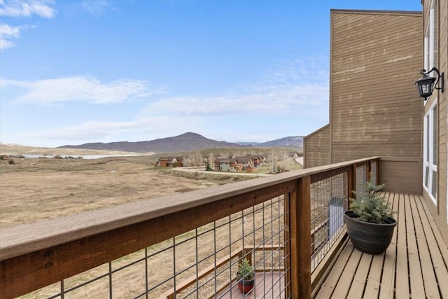 30311 County Road 16 Unit 105, Oak Creek, CO 80467 - balcony featuring a mountain view