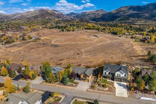 1138 Longview Cir, Steamboat Springs, CO 80487 - aerial view of residential area with mountains