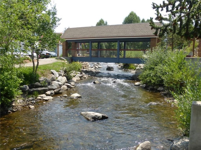 exterior space featuring a gazebo