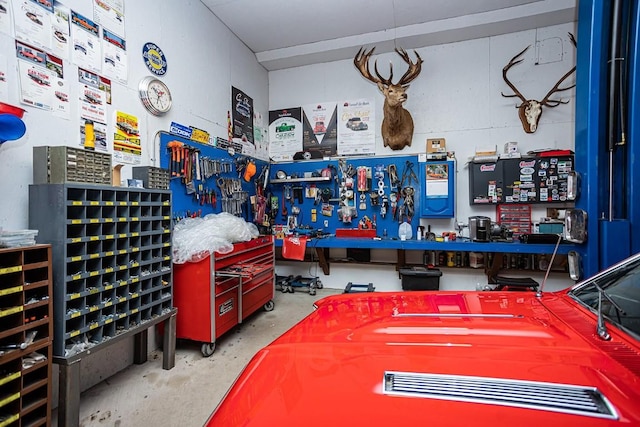 420 County Road 64, Craig, CO 81625 - misc room featuring a workshop area and concrete flooring