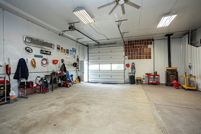 420 County Road 64, Craig, CO 81625 - garage featuring ceiling fan