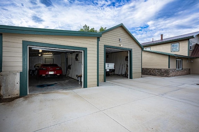 420 County Road 64, Craig, CO 81625 - garage with concrete driveway