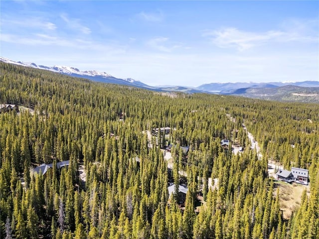 50 Sunset Dr, Breckenridge, CO 80424 - bird's eye view of a forest and a mountain backdrop