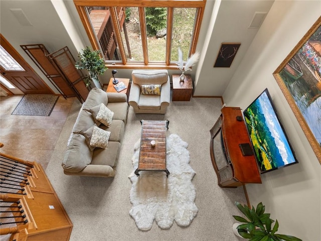50 Sunset Dr, Breckenridge, CO 80424 - living area featuring baseboards