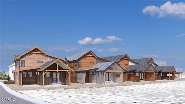 371 Buckhorn Cir, Granby, CO 80446 - view of front of home with covered porch