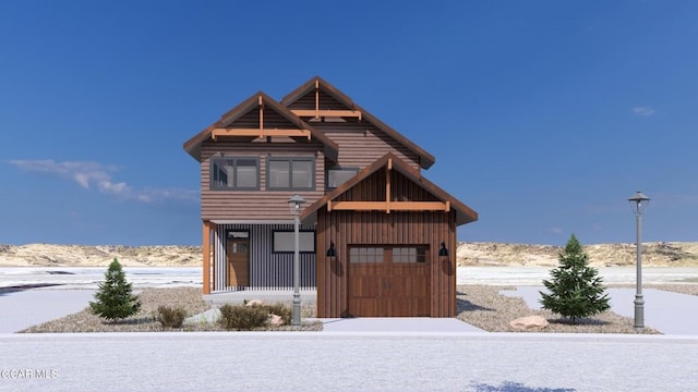 371 Buckhorn Cir, Granby, CO 80446 - view of front of property with an attached garage