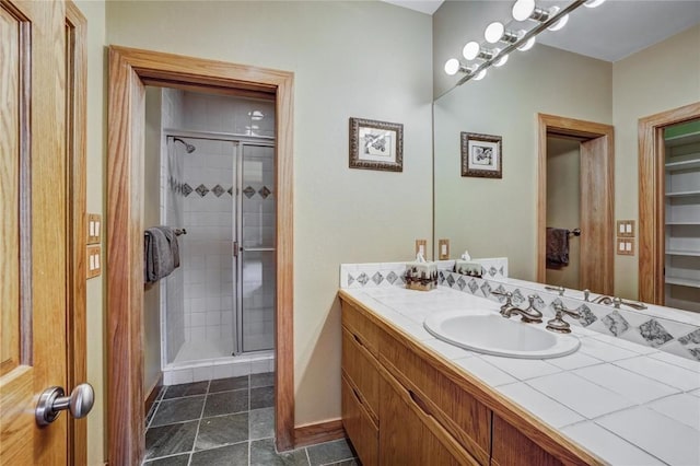348 Jade Rd, Silverthorne, CO 80498 - bathroom with vanity and a stall shower