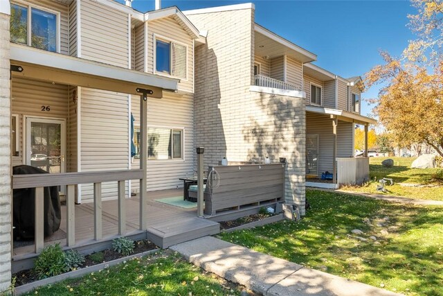 26 Cypress Ct Unit 26, Steamboat Springs, CO 80487 - exterior space with a wooden deck