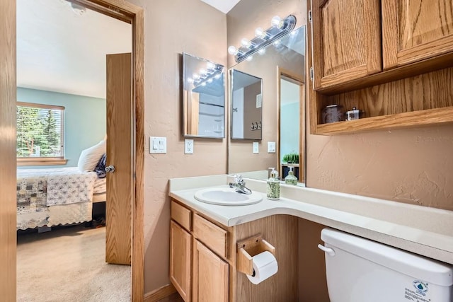 14 Crystal Cv Unit C14, Dillon, CO 80435 - half bath featuring ensuite bathroom, vanity, and a textured wall