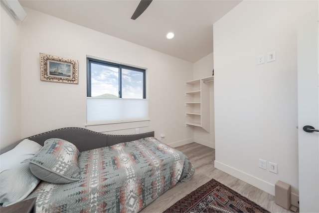 30510 Ormega Way, Oak Creek, CO 80467 - bedroom featuring light wood finished floors and a ceiling fan