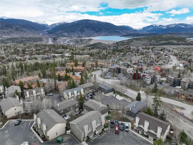 6950 Ryan Gulch Rd Unit 6950, Silverthorne, CO 80498 - aerial view of residential area with a mountain backdrop