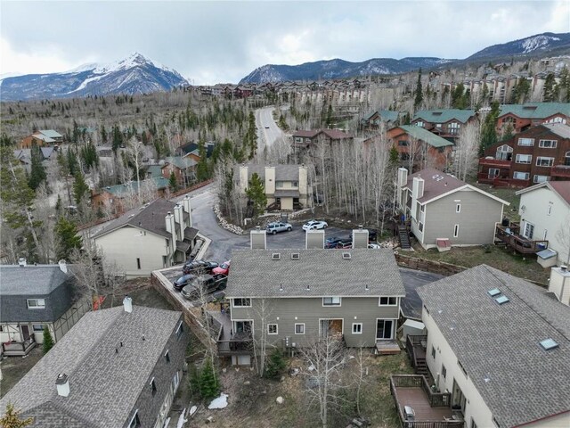 6950 Ryan Gulch Rd Unit 6950, Silverthorne, CO 80498 - aerial perspective of suburban area featuring a mountainous background