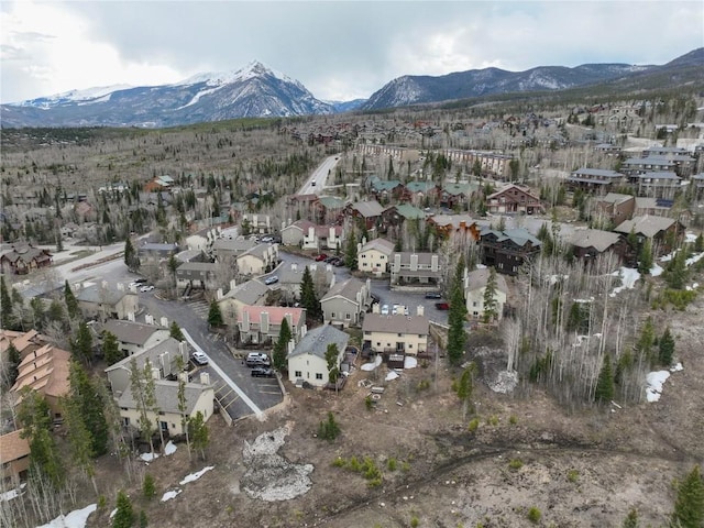 6950 Ryan Gulch Rd Unit 6950, Silverthorne, CO 80498 - aerial view of residential area featuring mountains