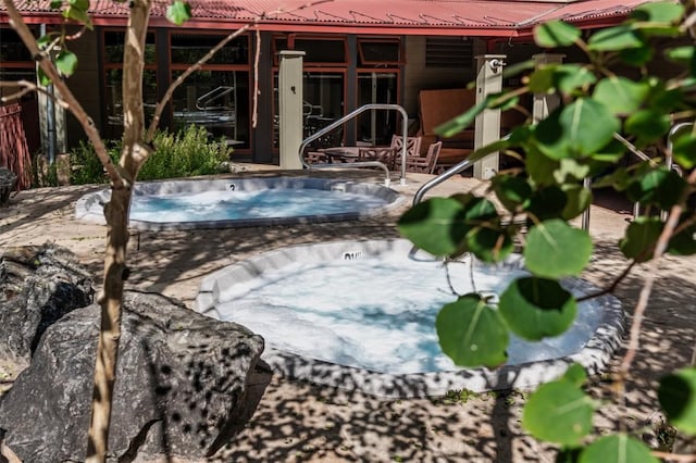 140 Ida Belle Dr Unit 8178, Keystone, CO 80435 - view of swimming pool featuring hot tub deck surround and a patio