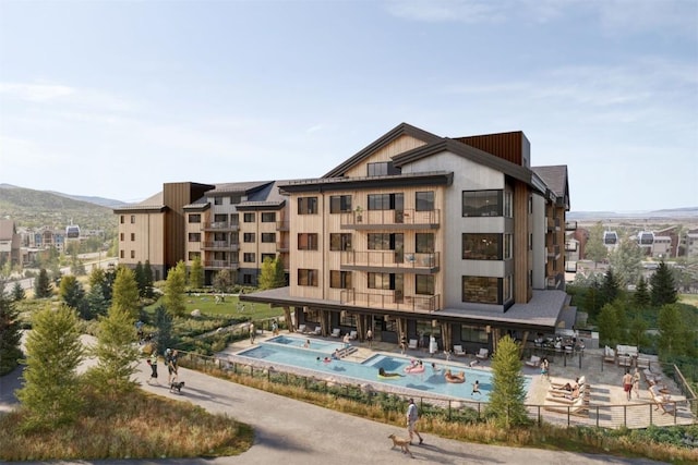 1550 Amble Dr Unit 402, Steamboat Springs, CO 80487 - view of property featuring a community pool