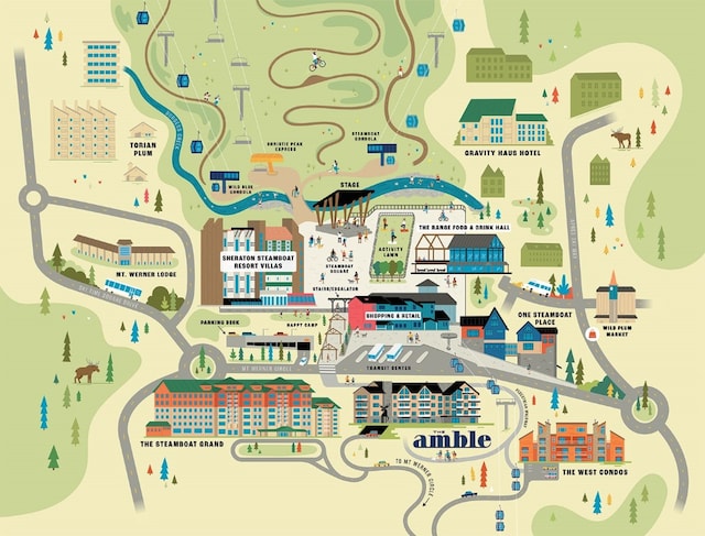 1550 Amble Dr Unit 402, Steamboat Springs, CO 80487 - map / location