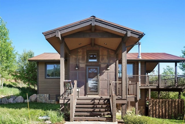 297 County Road 1012, Silverthorne, CO 80498 - view of front of house featuring metal roof