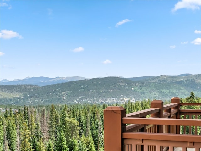 1521 Ski Hill Rd Unit 8424, Breckenridge, CO 80424 - view of mountain backdrop with a forest