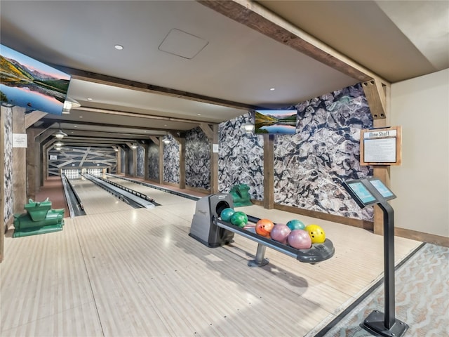 1521 Ski Hill Rd Unit 8424, Breckenridge, CO 80424 - rec room featuring a bowling alley