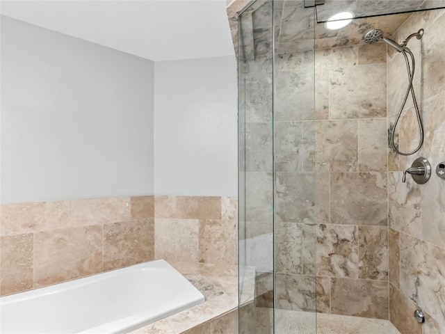 1521 Ski Hill Rd Unit 8424, Breckenridge, CO 80424 - bathroom with a shower stall and a garden tub