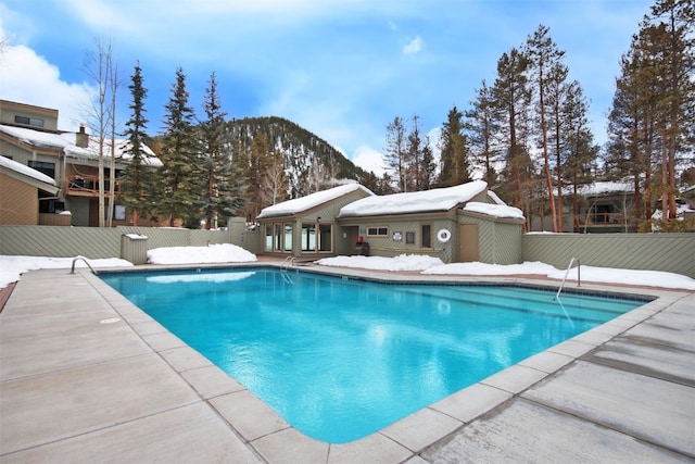 1937 Soda Ridge Rd Unit 1138, Keystone, CO 80435 - community pool with a mountain view and a patio