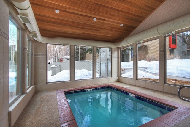 1937 Soda Ridge Rd Unit 1138, Keystone, CO 80435 - unfurnished sunroom featuring a swimming pool