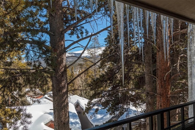 1127 Ski Hill Rd Unit 106, Breckenridge, CO 80424 - snowy yard with a mountain view