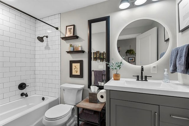1127 Ski Hill Rd Unit 106, Breckenridge, CO 80424 - bathroom with toilet, vanity, and shower / washtub combination