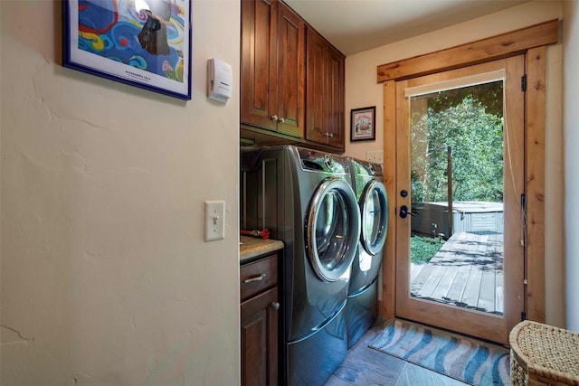 2415 Val Disere Cir, Steamboat Springs, CO 80487 - laundry room with washer and dryer and cabinet space