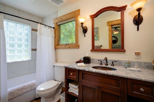 2415 Val Disere Cir, Steamboat Springs, CO 80487 - bathroom with vanity and shower / tub combo with curtain