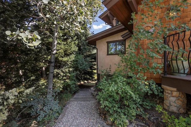 2415 Val Disere Cir, Steamboat Springs, CO 80487 - view of side of home with stucco siding