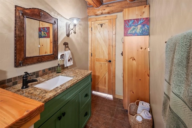 633 French Pass Cir, Jefferson, CO 80456 - bathroom with vanity and tile patterned flooring