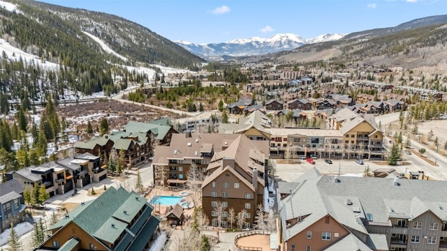 150 Dercum Sq Unit 8530, Keystone, CO 80435 - drone / aerial view with a residential view and a mountain view
