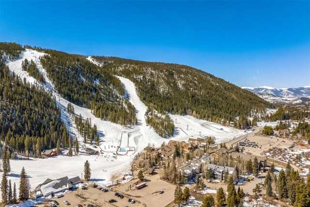 1203 W Keystone Rd Unit 2709, Keystone, CO 80435 - mountain view featuring a heavily wooded area
