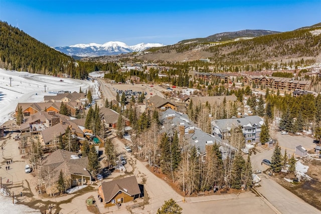 1203 W Keystone Rd Unit 2709, Keystone, CO 80435 - birds eye view of property with a residential view and a mountain view