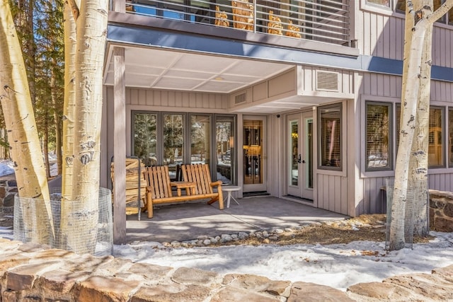 1203 W Keystone Rd Unit 2709, Keystone, CO 80435 - view of exterior entry featuring french doors and a balcony