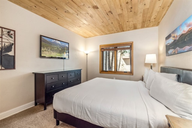 1203 W Keystone Rd Unit 2709, Keystone, CO 80435 - bedroom featuring carpet floors, wood ceiling, and baseboards