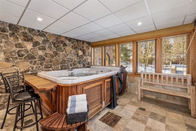 1203 W Keystone Rd Unit 2709, Keystone, CO 80435 - interior space featuring a drop ceiling