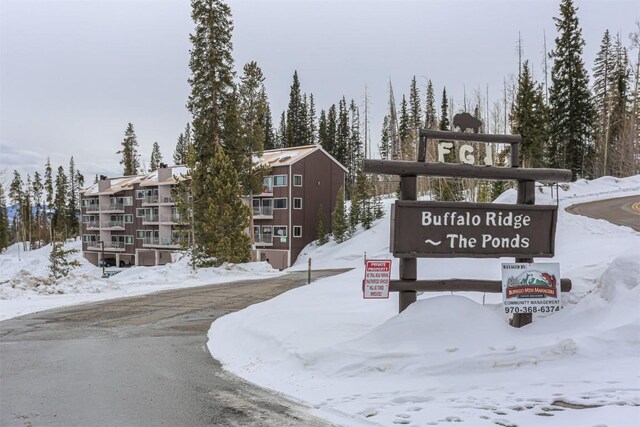 9876 Ryan Gulch Rd Unit F303, Silverthorne, CO 80498 - view of community sign