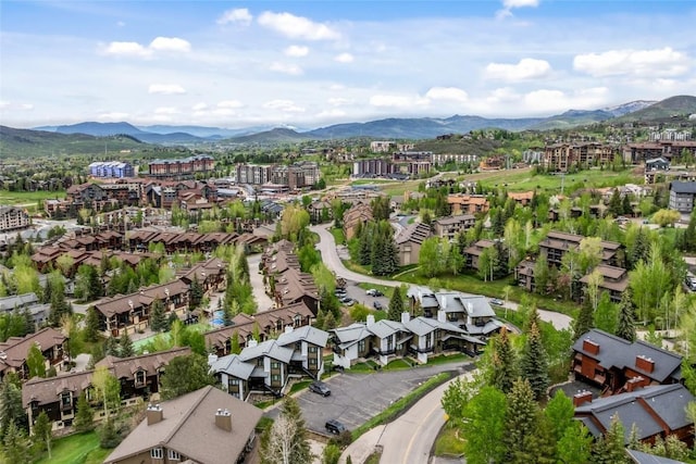 2515 Apres Ski Way Unit 5, Steamboat Springs, CO 80487 - aerial view of residential area featuring a mountainous background