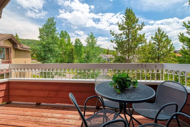 2920 Village Dr Unit 2301, Steamboat Springs, CO 80487 - view of wooden terrace